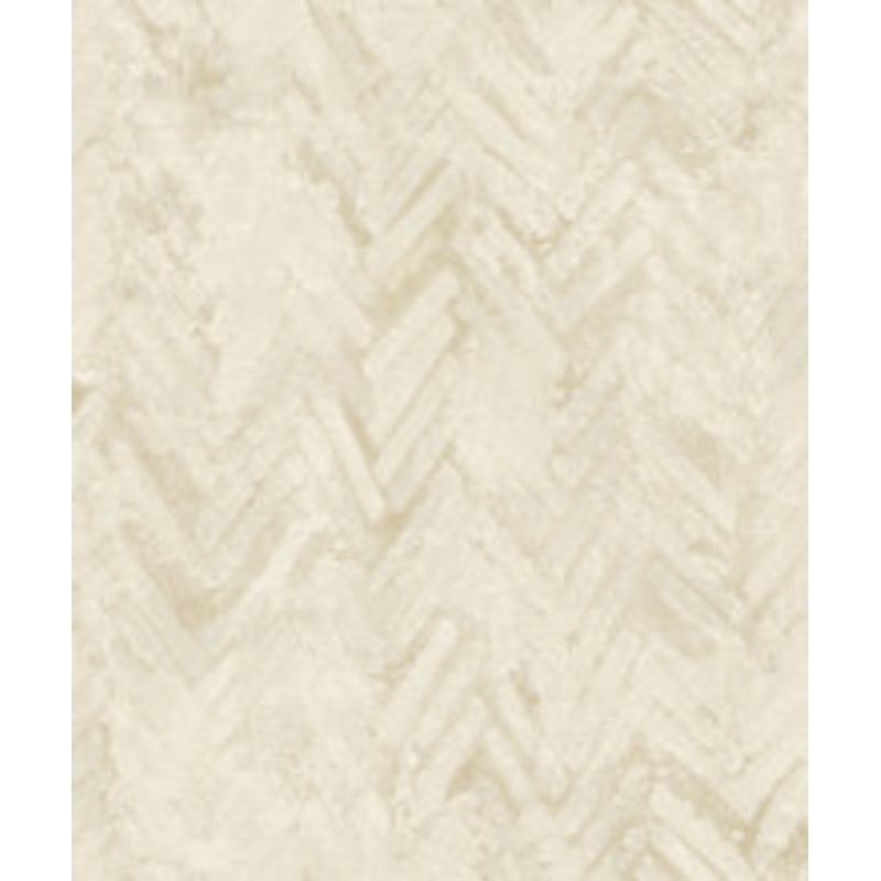 A-Street Prints Amesemi Cream Distressed Herringbone Wallpaper