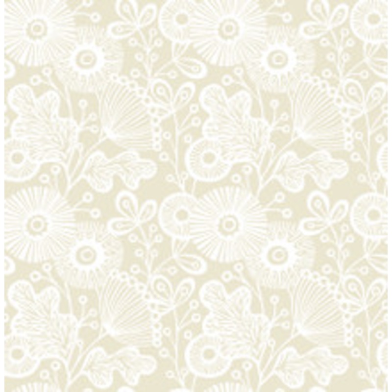 A-Street Prints Ana Cream Floral Wallpaper