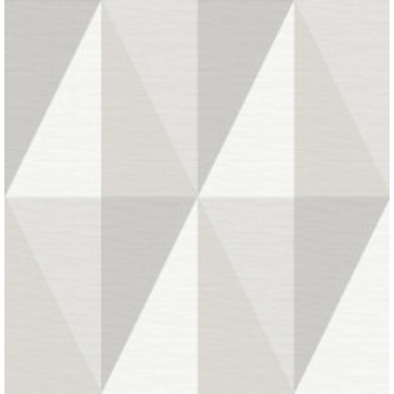 A-Street Prints Aspect Grey Geometric Faux Grasscloth Wallpaper