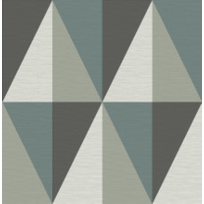 A-Street Prints Aspect Teal Geometric Faux Grasscloth Wallpaper