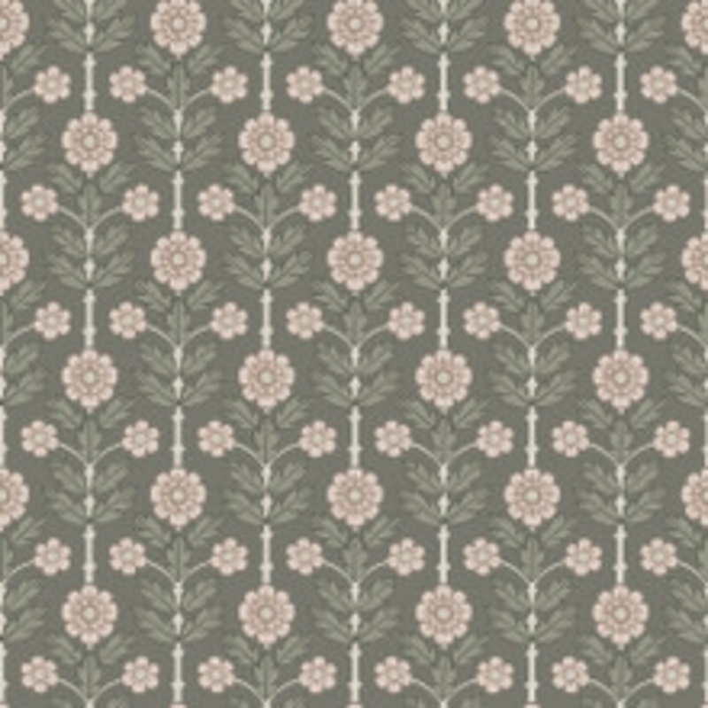 A-Street Prints Aya Grey Floral Wallpaper