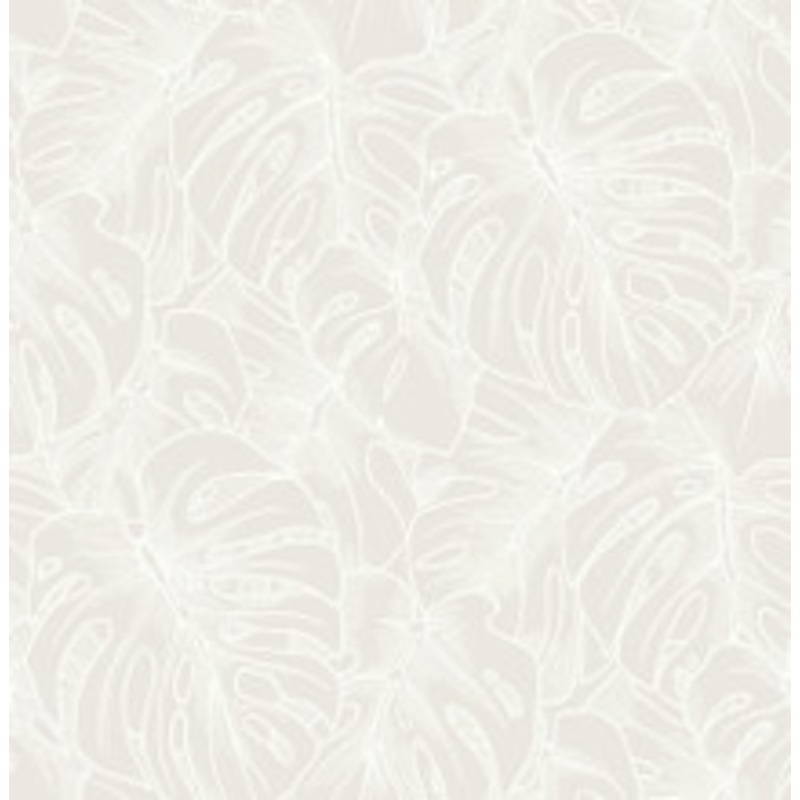 A-Street Prints Balboa White Botanical Wallpaper