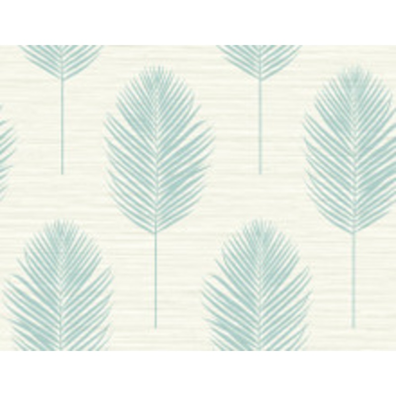 A-Street Prints Bali Aqua Fern Wallpaper