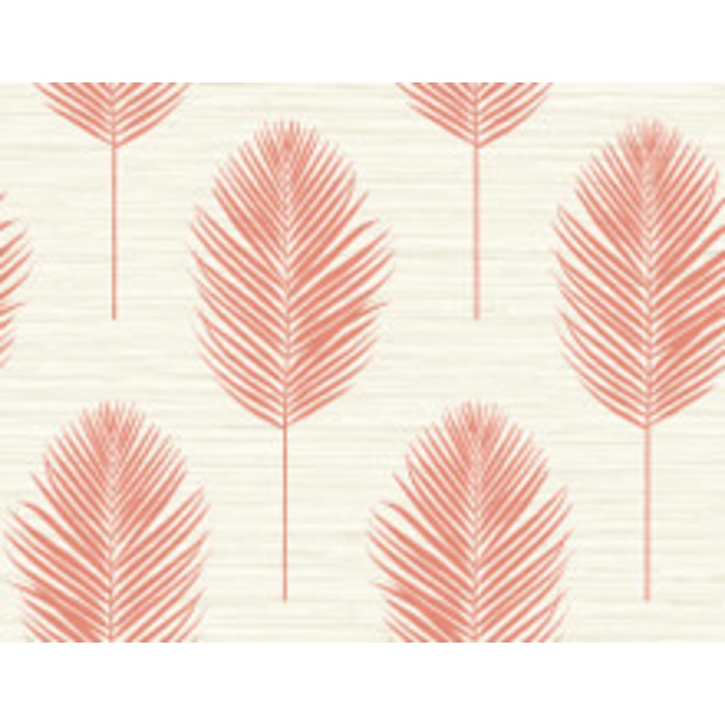 A-Street Prints Bali Coral Fern Wallpaper