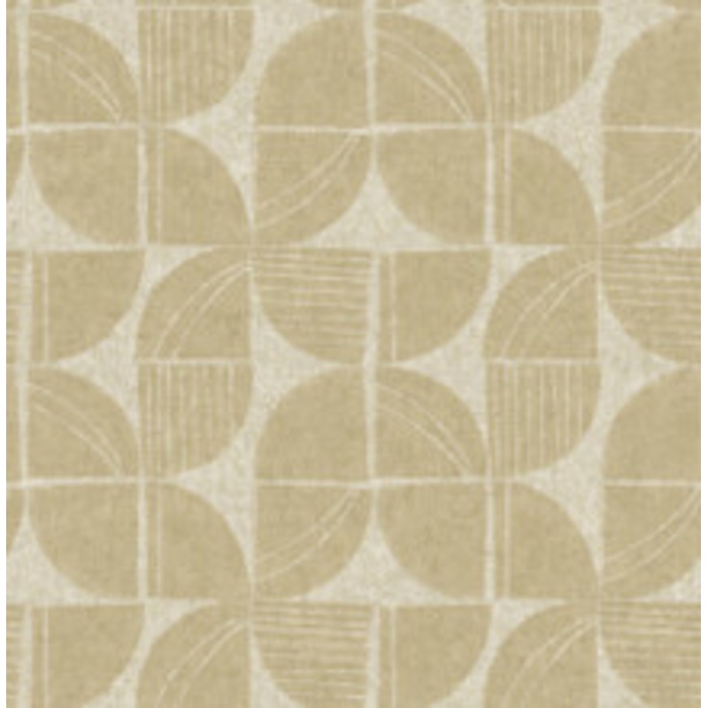 A-Street Prints Baxter Honey Semicircle Mosaic Wallpaper