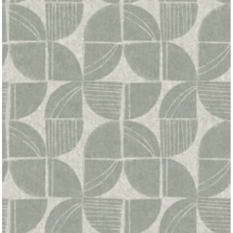 A-Street Prints Baxter Sea Green Semicircle Mosaic Wallpaper