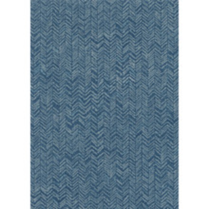 750 Home Fabric Chevron Teal Wallpaper