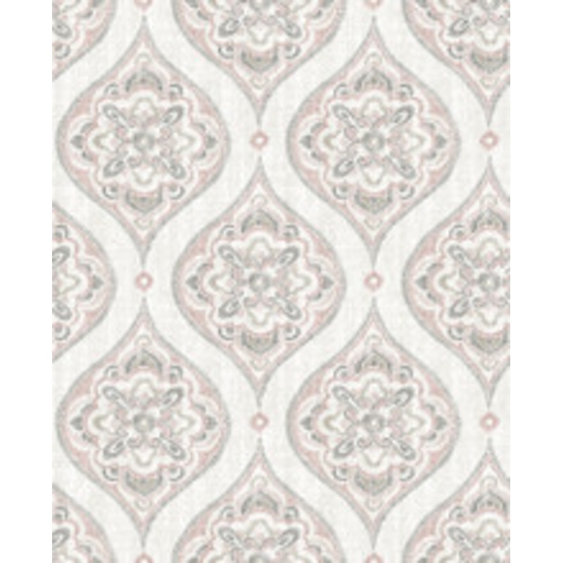 A-Street Prints Adele Rose Damask Wallpaper
