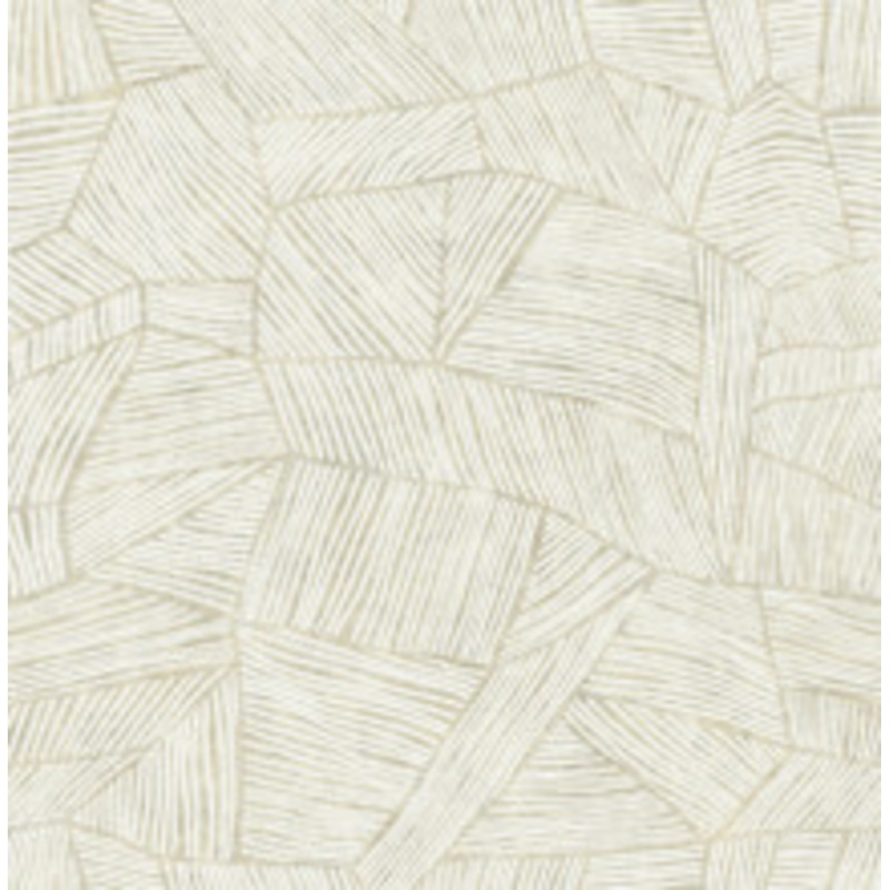 A-Street Prints Aldabra Taupe TextuGeometric Wallpaper