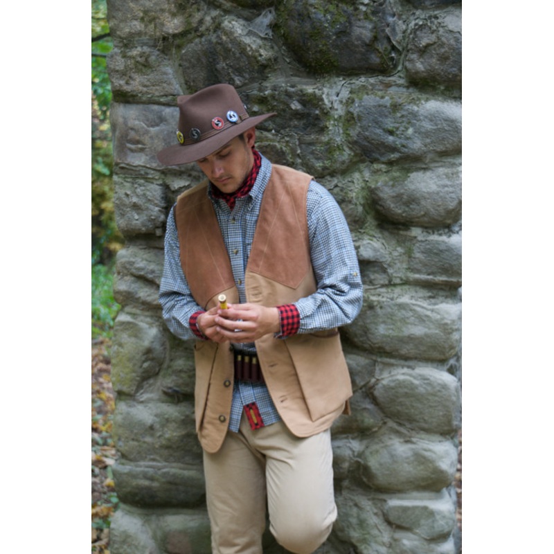 Artemis Moleskin Vest - Camel
