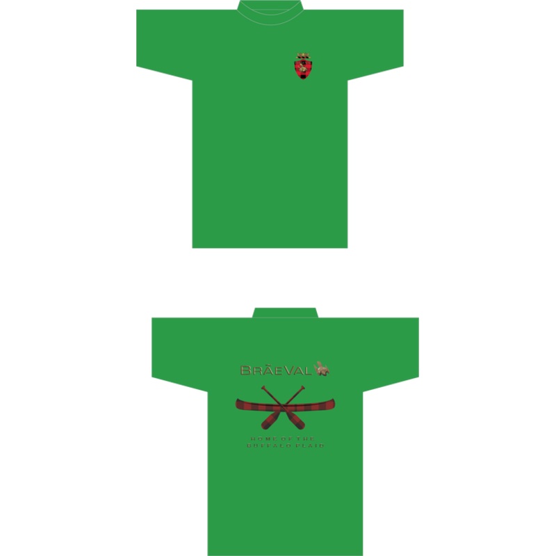 Canoe T-Shirt   Kelly Green