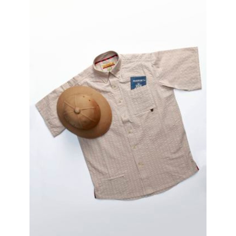 Chatham Seersucker - Waffle Beige & Sahara Brown