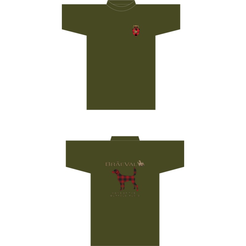 Dog T-Shirt   Army Green