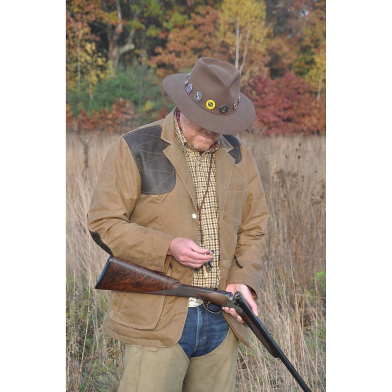 Estate Artemis Storm Glen Waxed Cotton Sports Jacket - Caramel
