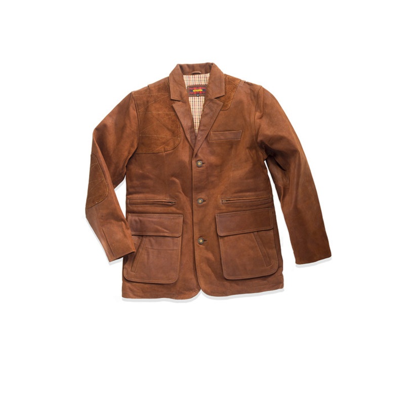 Estate Artemis Waxed Buffalo Sports Jacket - Chestnut