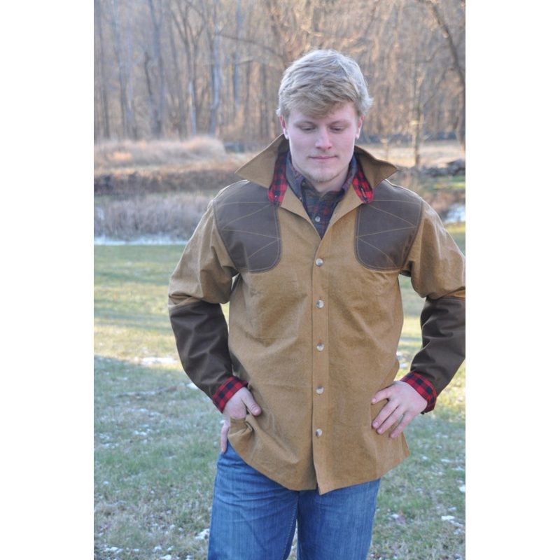 Grand Uplander Brush Cutter Canvas JacShirt - Curry Tan