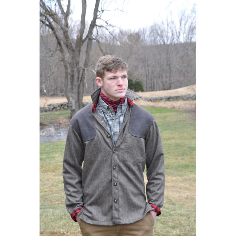 Grand Uplander JacShirt - Harris Grey Tweed
