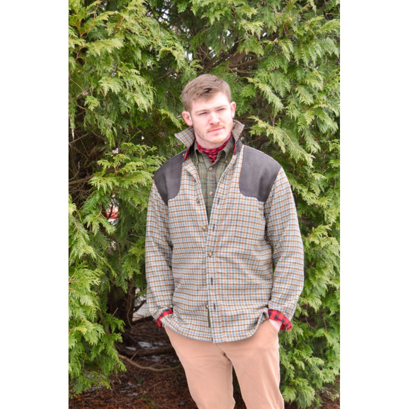 Grand Uplander Wool JacShirt - Heather Moorland Shepherd's Check