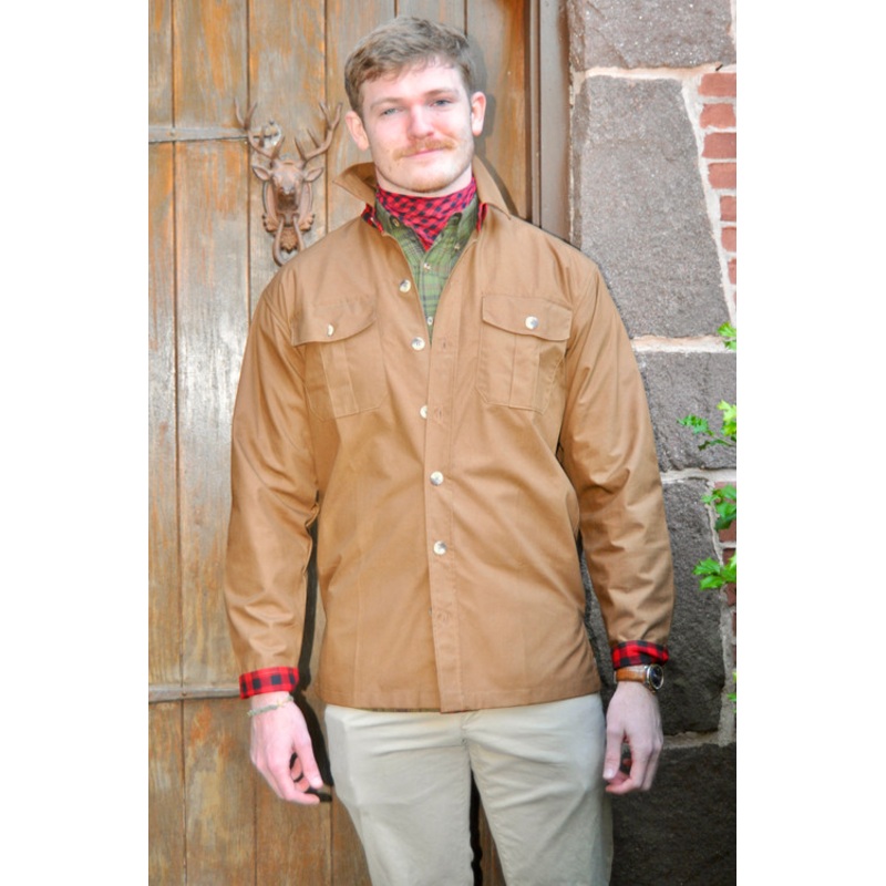 Gunnison Brush Cutter Canvas JacShirt - Coco Brown