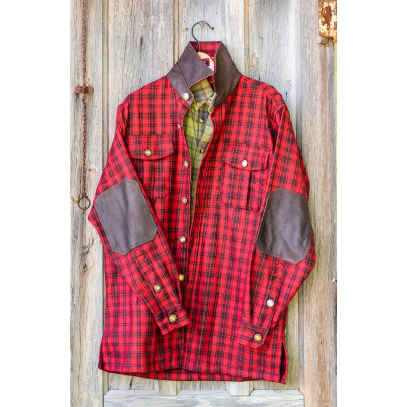 Gunnison Wool JacShirt - Red & Black Check
