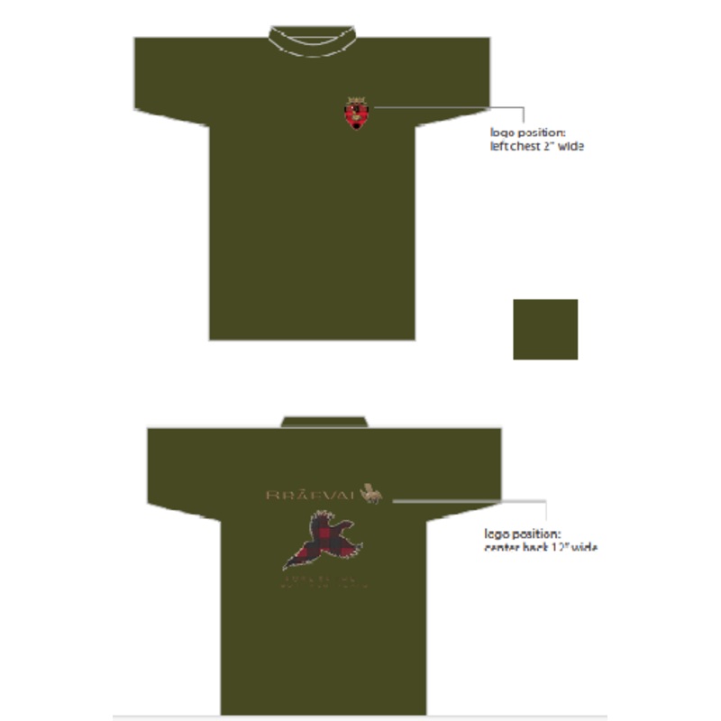 Pheasant T-Shirt   Army Green