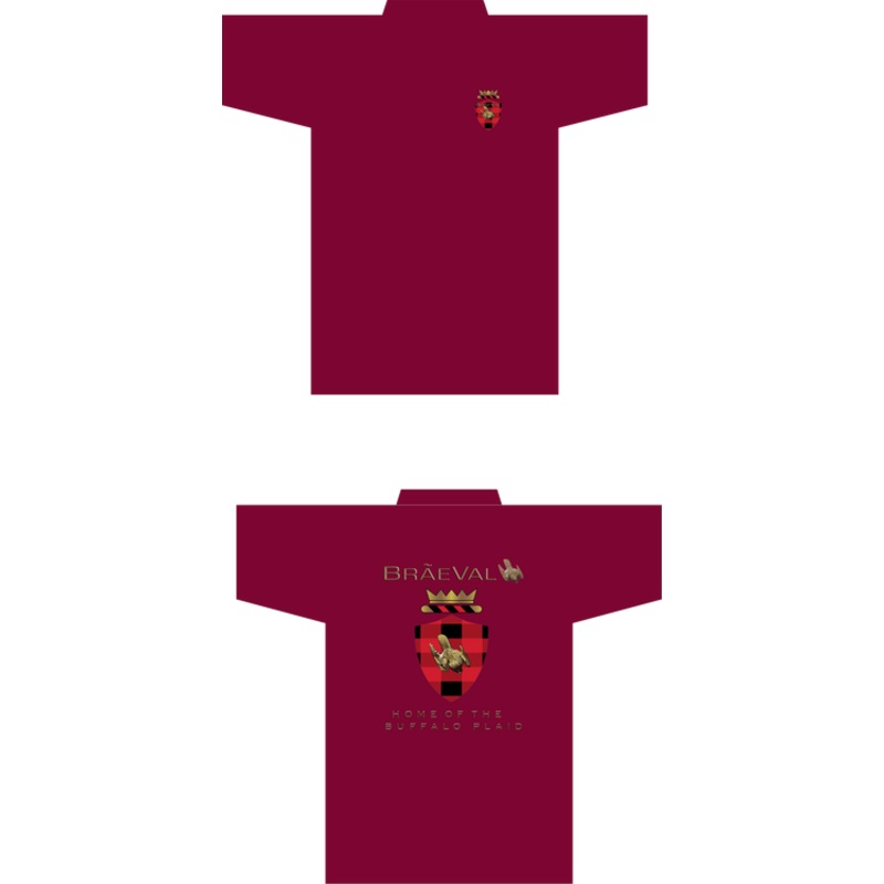 Shield T-Shirt   Burgundy