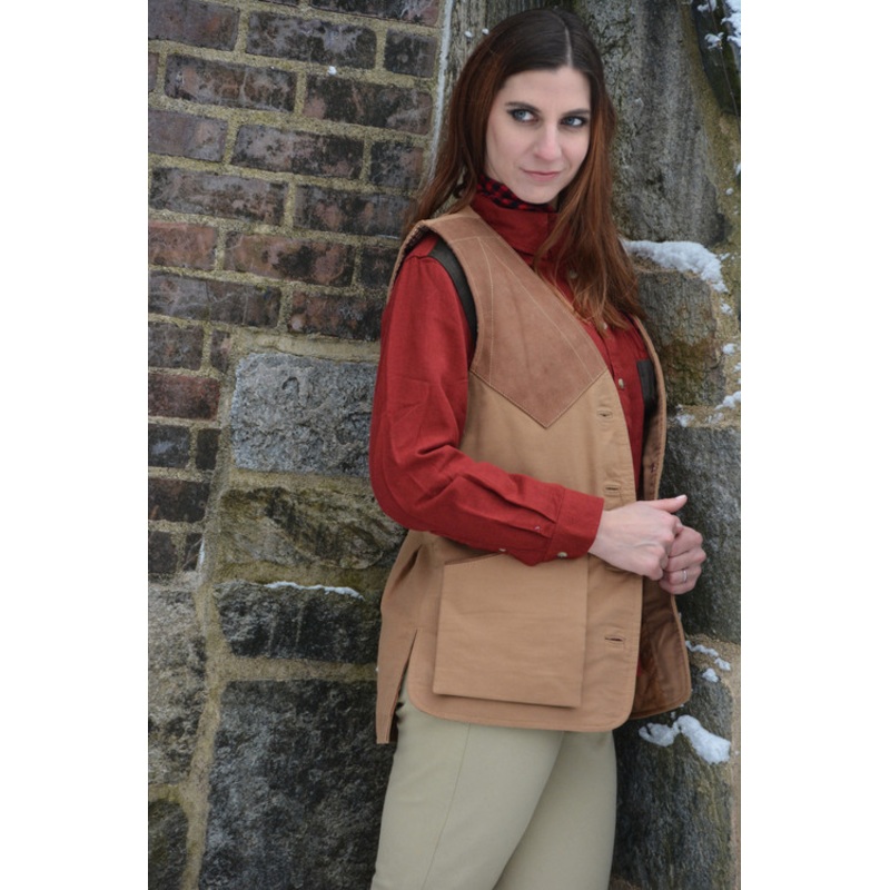 Women's Artemis Moleskin Vest - Camel