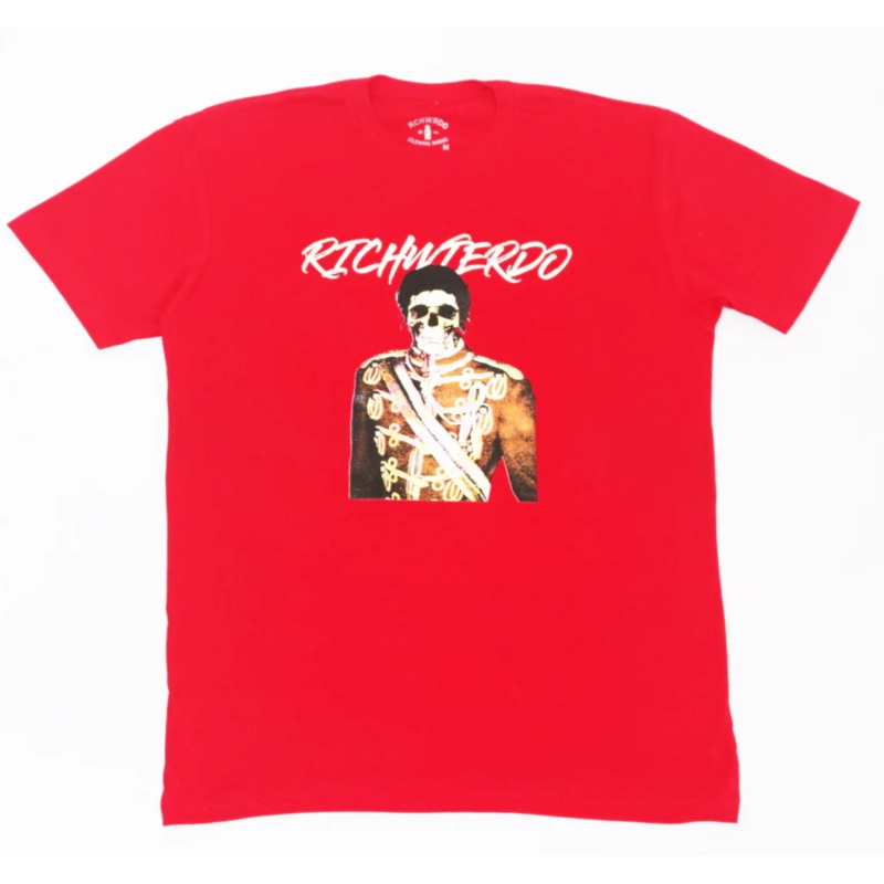 MJ SKULL TEE RED