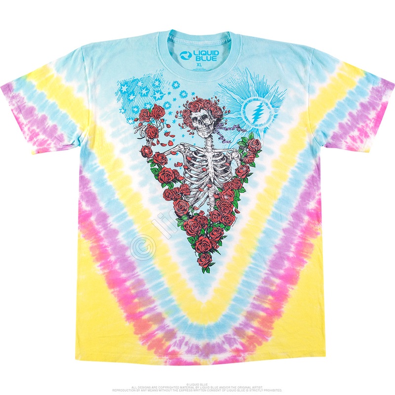 ROSE GARDEN TIE DYE TEE