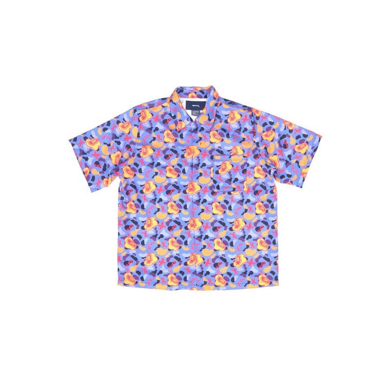 DOODLE PRINTED SHIRT PURPLE
