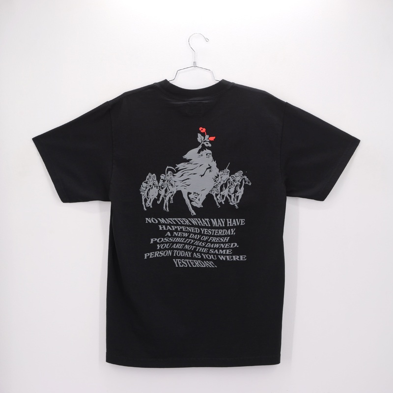 HORSEMEN TEE BLACK/GREY