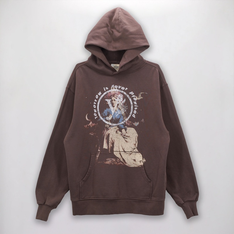 OUR LADY HOODIE MOCHA