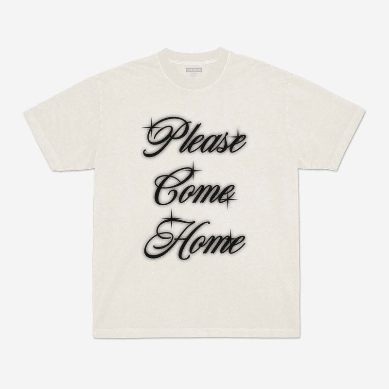 Script Tee White