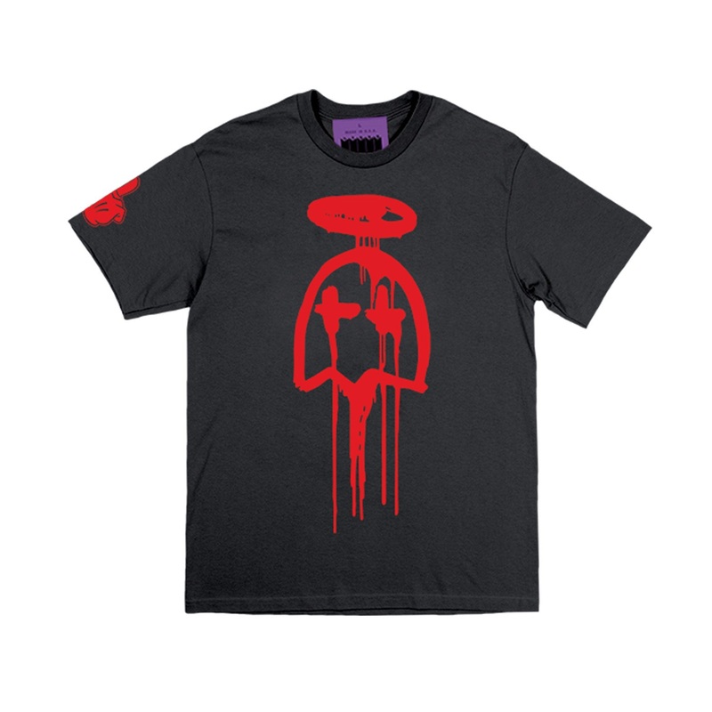 DRIP GHOST TEE BLACK