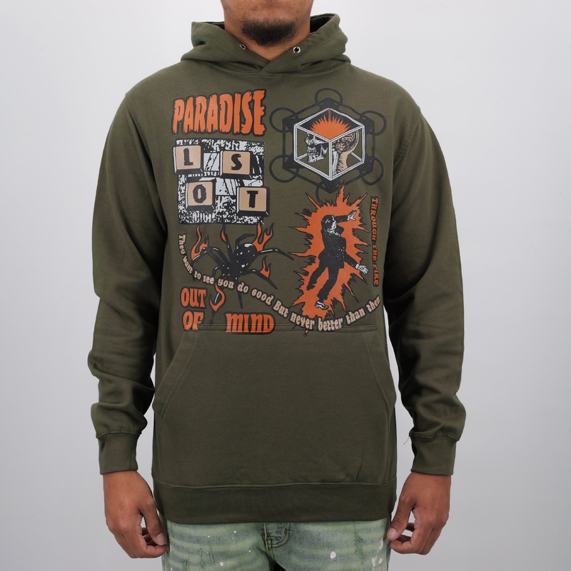 ELECTROSHOCK HOODIE OLIVE