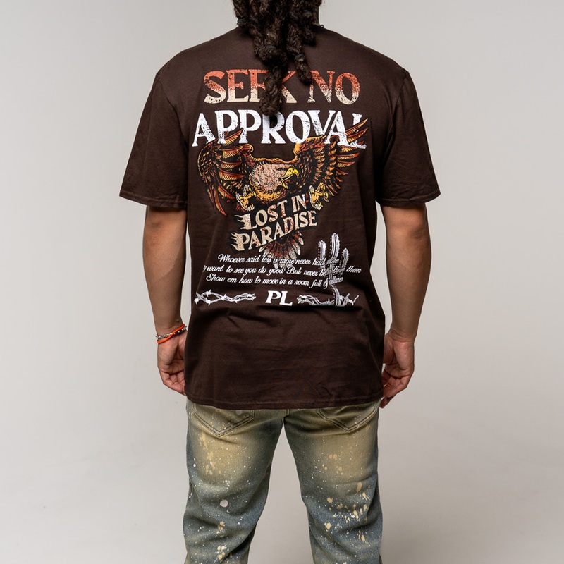 Free Bird Tee Brown