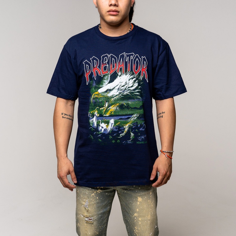 Predatory Tee Navy