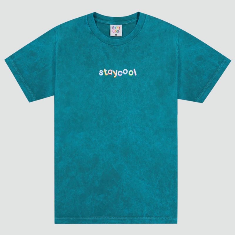 Tribal Tee Electric Teal Wash