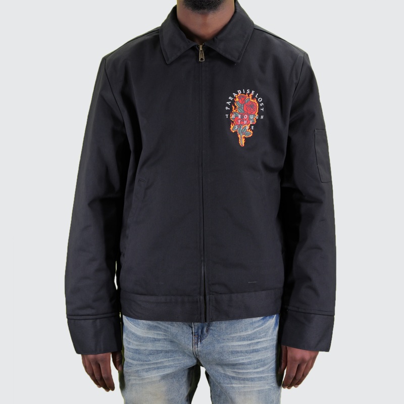 CLOSE CALL MECHANIC JACKET BLACK