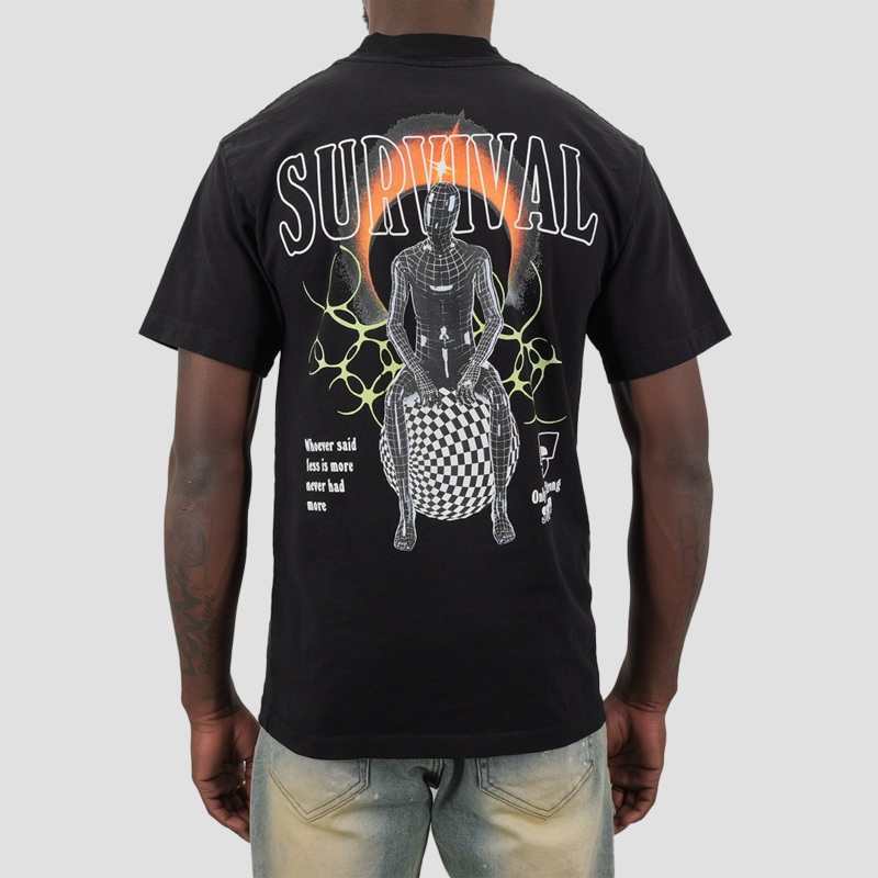 DEEP THOUGHTS PREM TEE BLACK