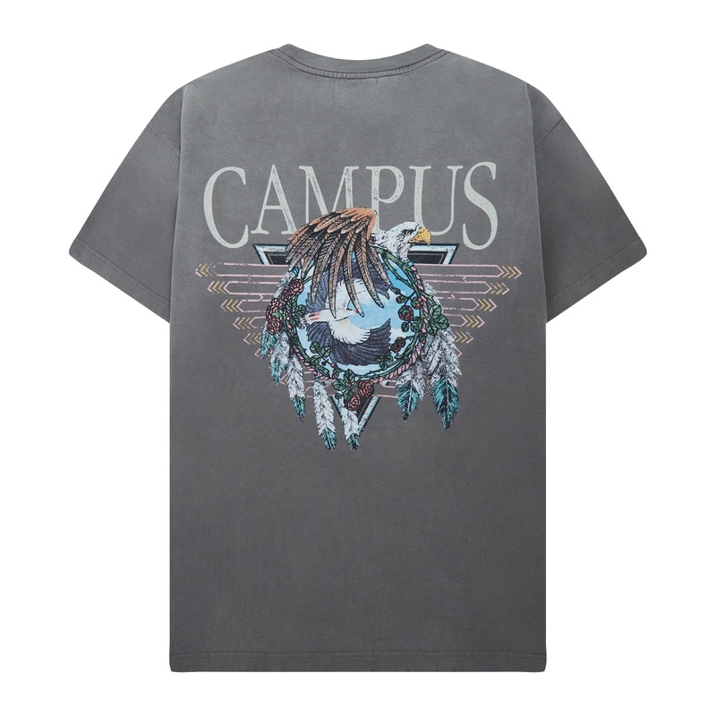 DREAMCATCHER TEE SUN WASH GREY