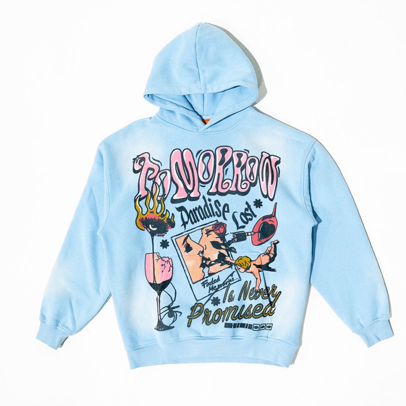 Faded Memories Hoodie Azul
