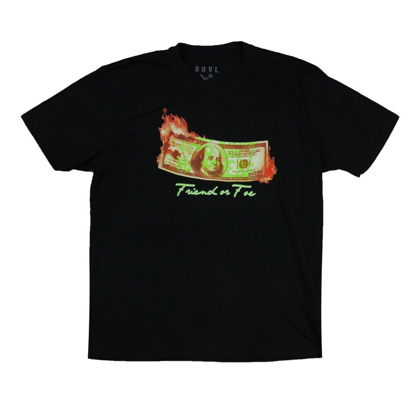 FRIEND OR FOE TEE BLK/NEO
