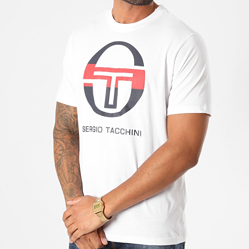 IBERIS 020 TEE- WHT/ RED/NVY