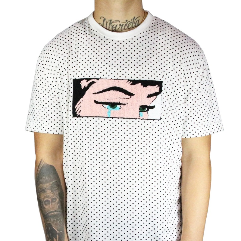 Tear Dot Tee White