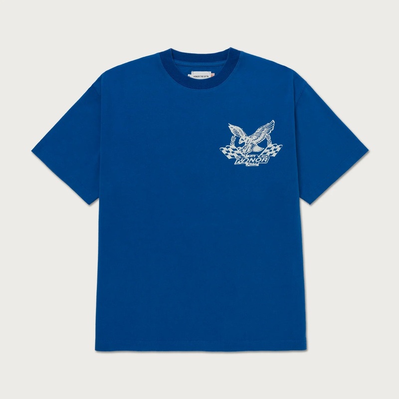 Vintage Oil Tee Blue