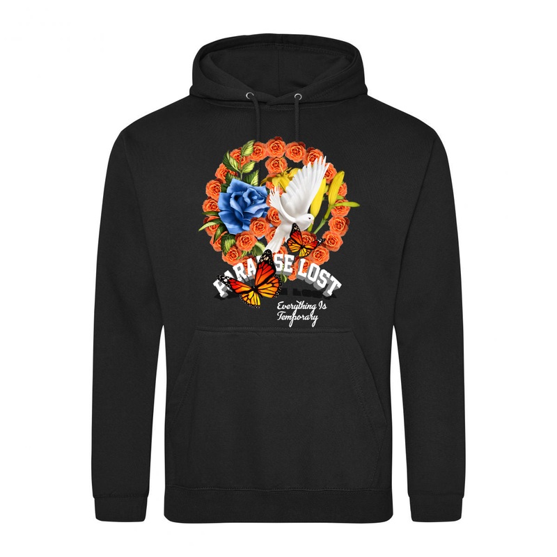 TEMPORARY GARDEN HOODIE BLACK