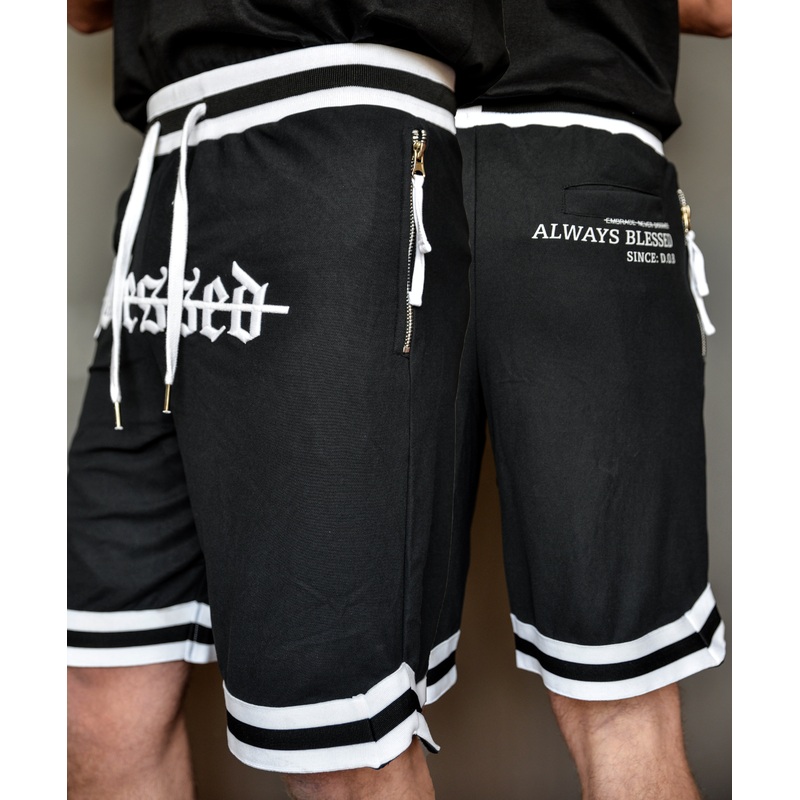 BLESSED BASKETBALL SHORTS BLACK