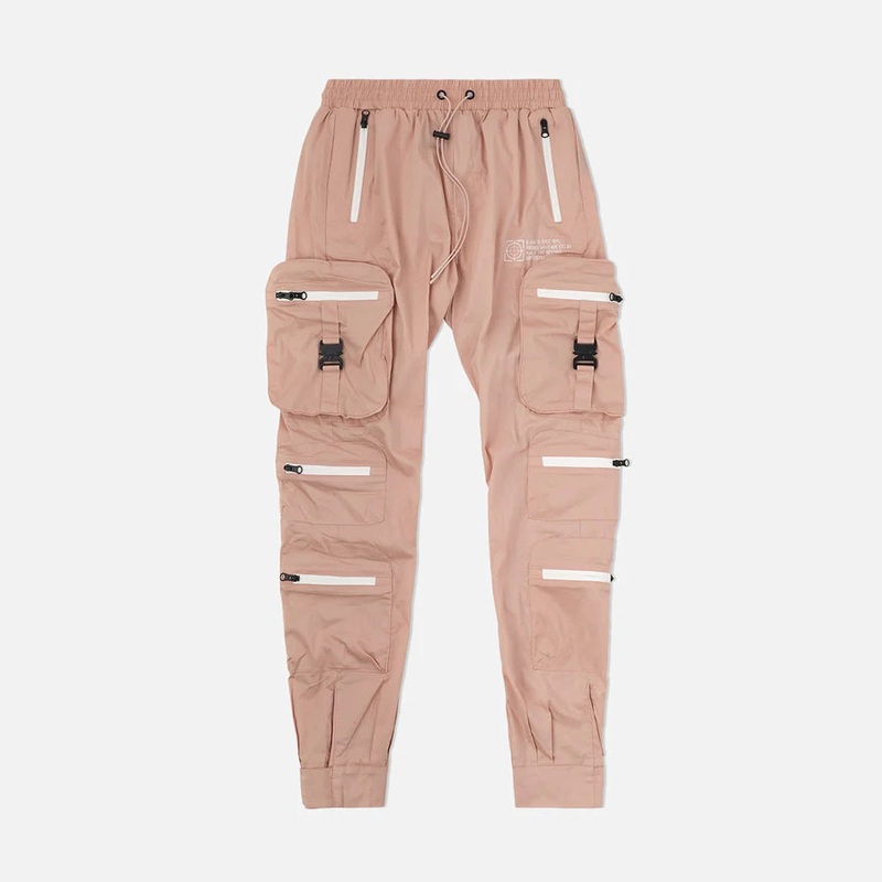 COMBAT NYLON JOGGERS ROSE