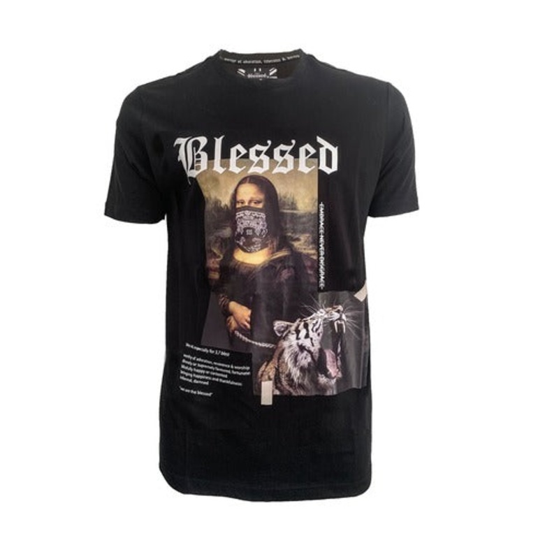 MONA LISA TEE BLACK